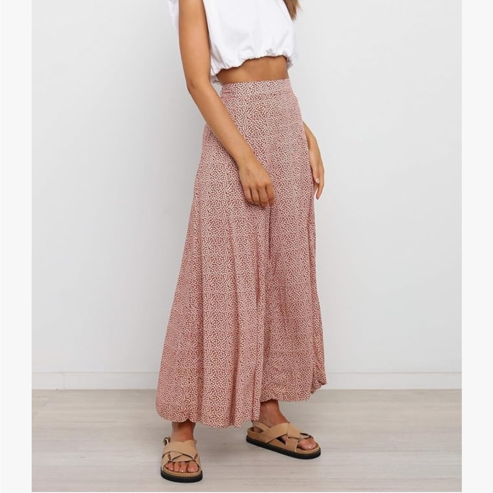 Petal & Pup Orange Wide Leg Pants